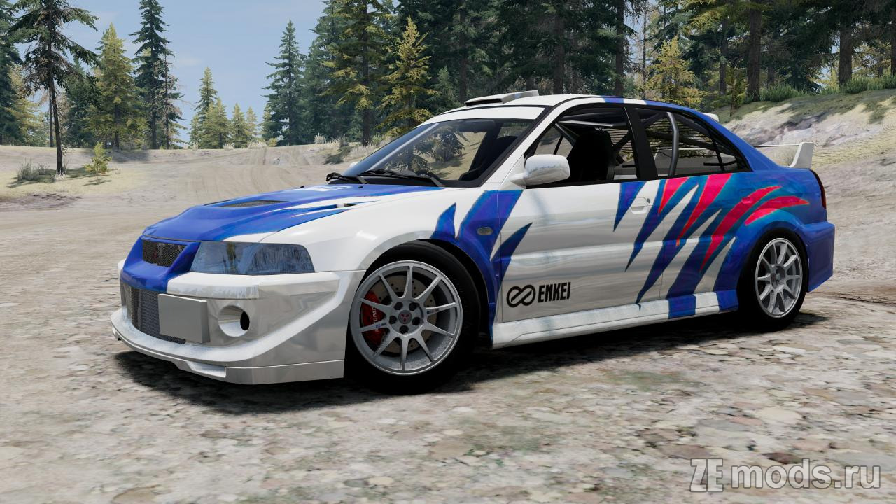 Mitsubishi Lancer Evolution VI GSR (1.0) для BeamNG.drive (0.35.x)