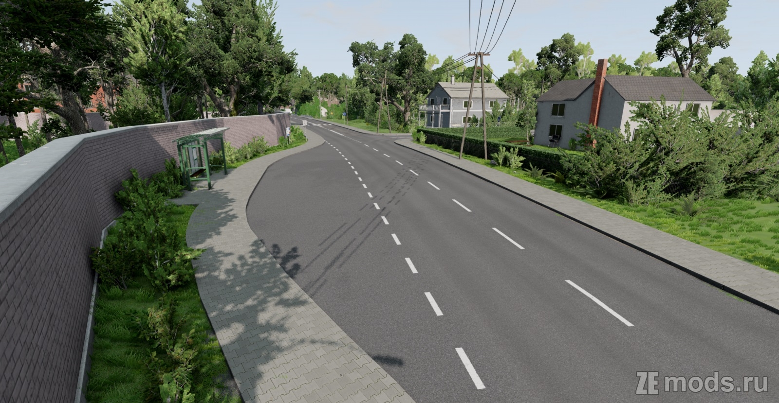 Мод Карта &quot;Poland&quot; (1.0) для BeamNG.drive (0.35.x)