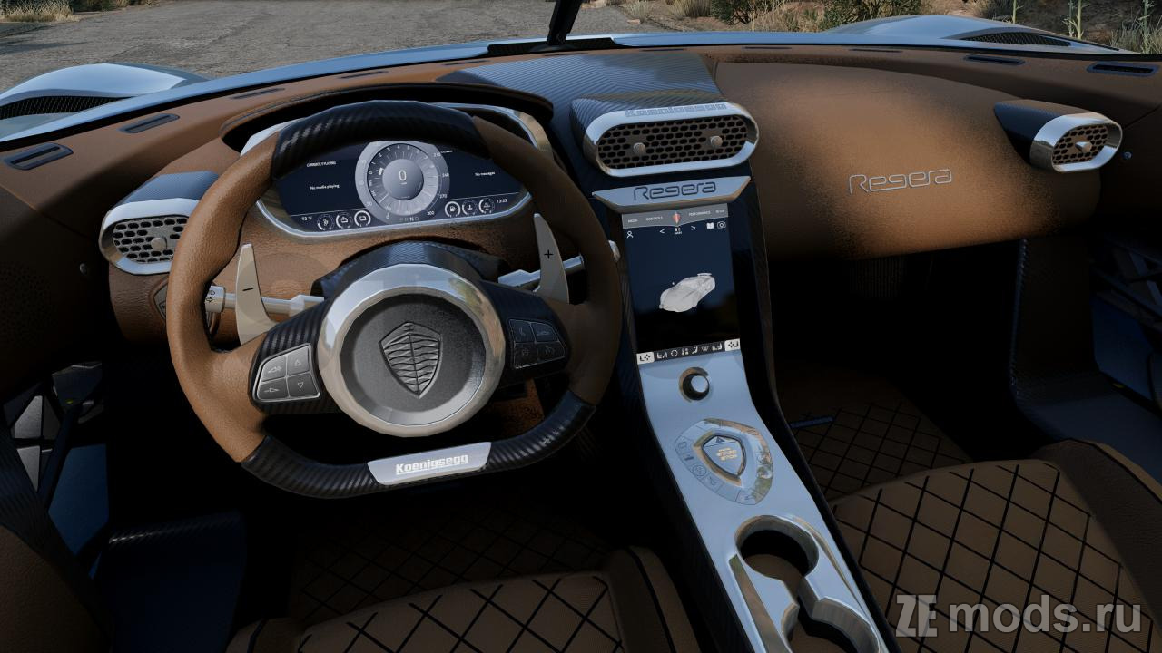 Мод Koenigsegg Regera (1.0) для BeamNG.drive (0.35.x)