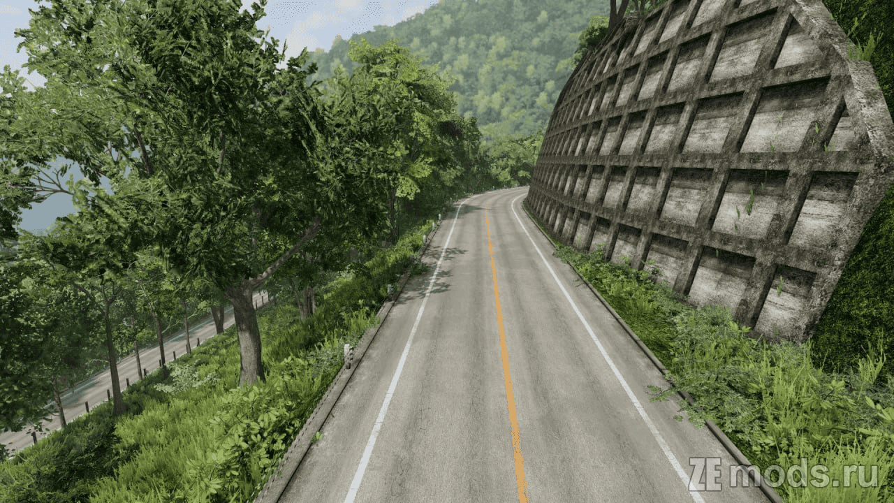 Мод Карта &quot;Momiji Line&quot; (1.0) для BeamNG.drive (0.35.x)
