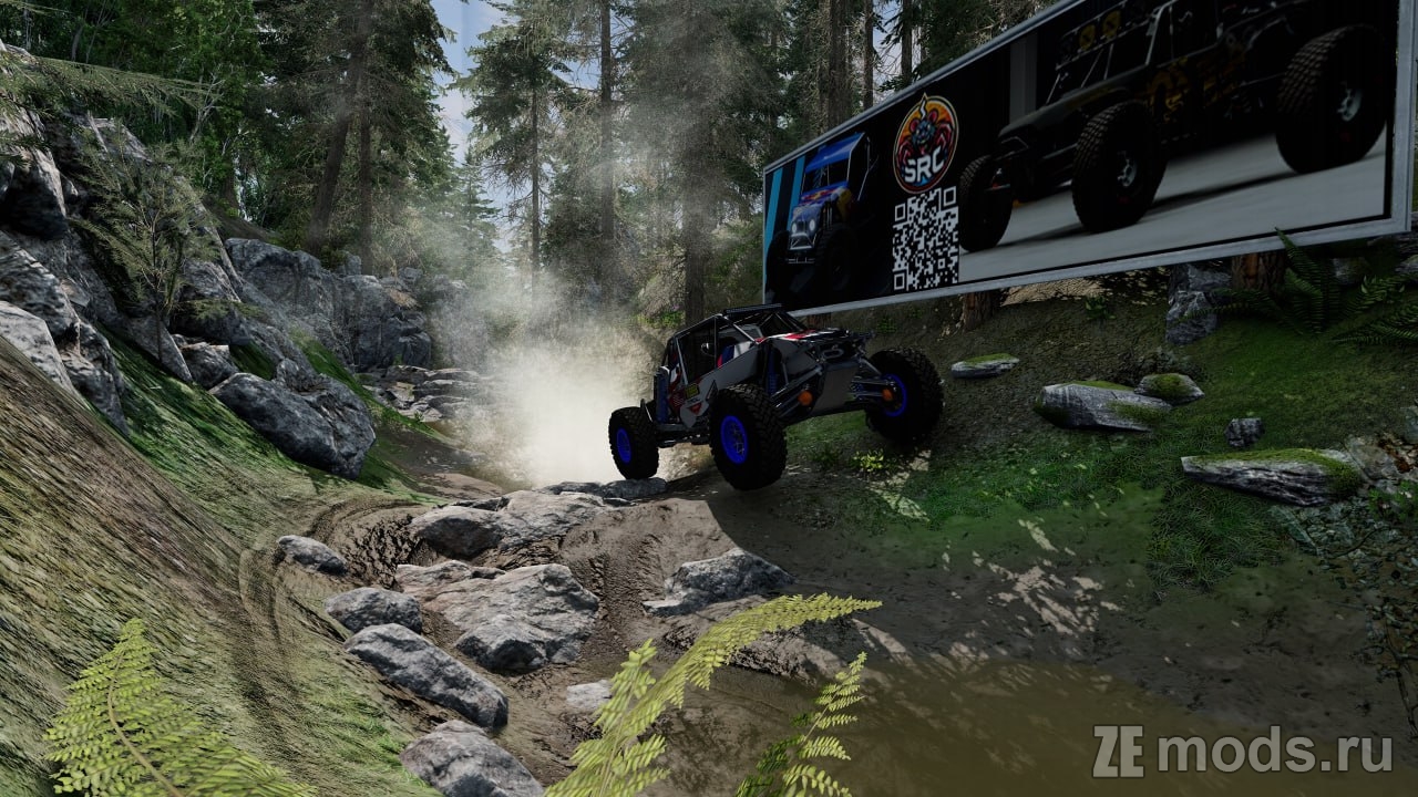 Мод Карта &quot;Mudstone Valley Ultra 4&quot; (1.4) для BeamNG.drive (0.35.x)