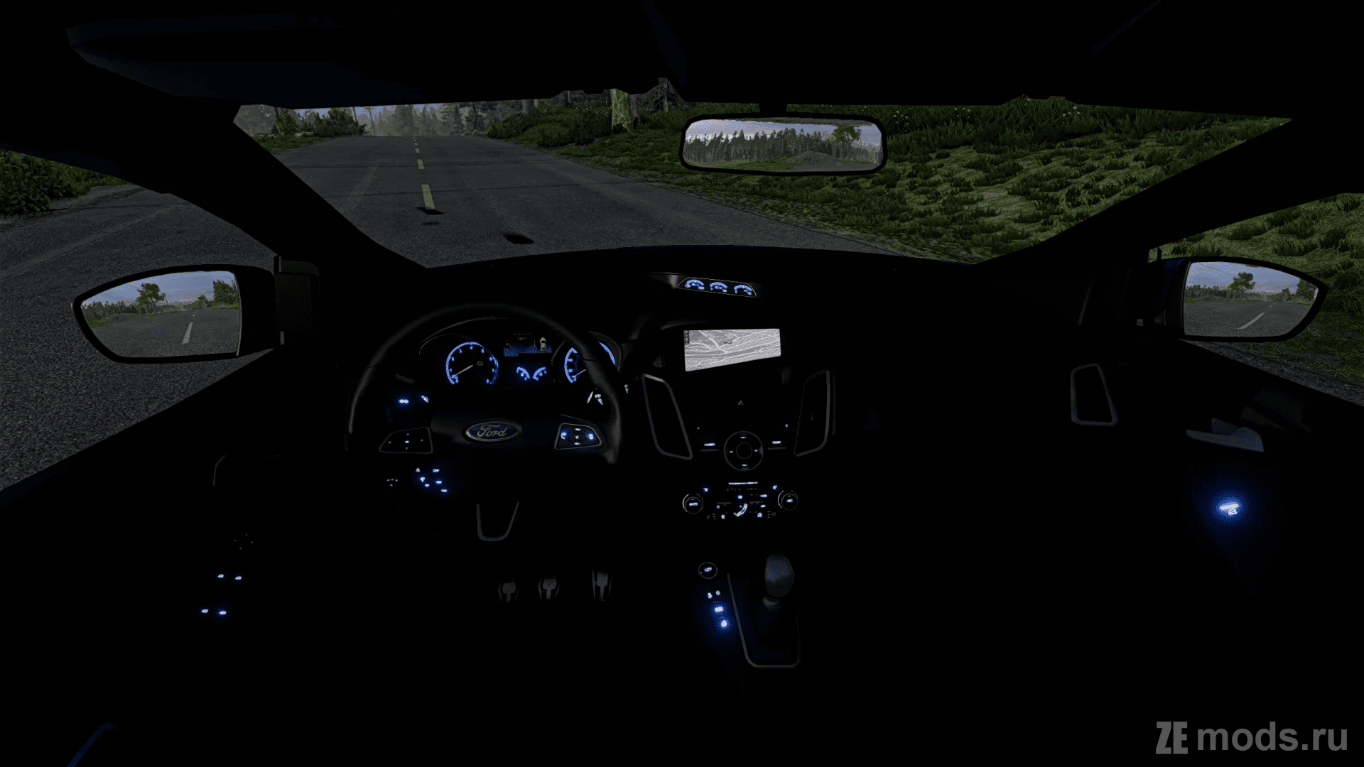 Мод Ford Focus RS 2016-2018 (1.0) для BeamNG.drive (0.35.x)