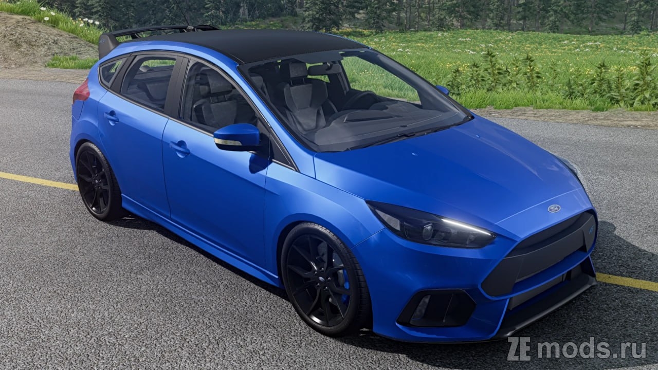 Ford Focus RS 2016-2018 (1.0) для BeamNG.drive (0.35.x)