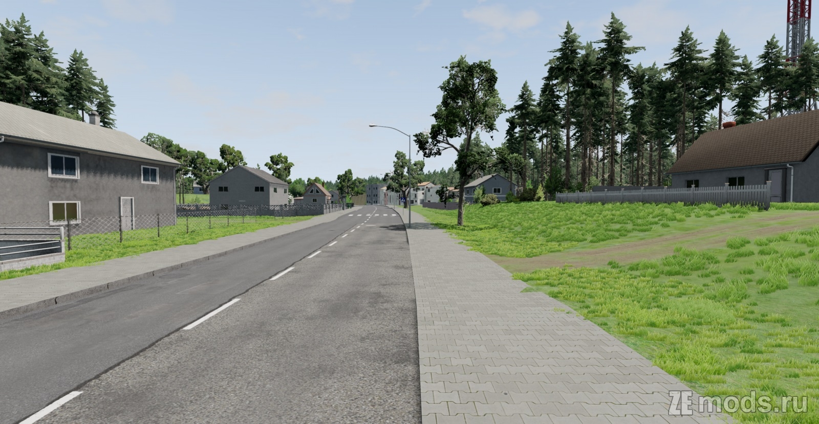Мод Карта &quot;Poland&quot; (1.0) для BeamNG.drive (0.35.x)