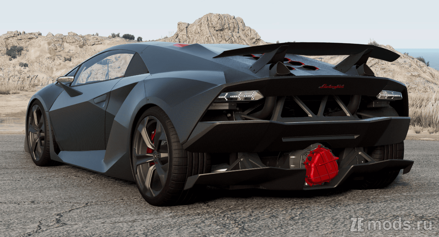 Мод Lamborghini Sesto Elemento (2012) (2.0) для BeamNG.drive (0.35.x)