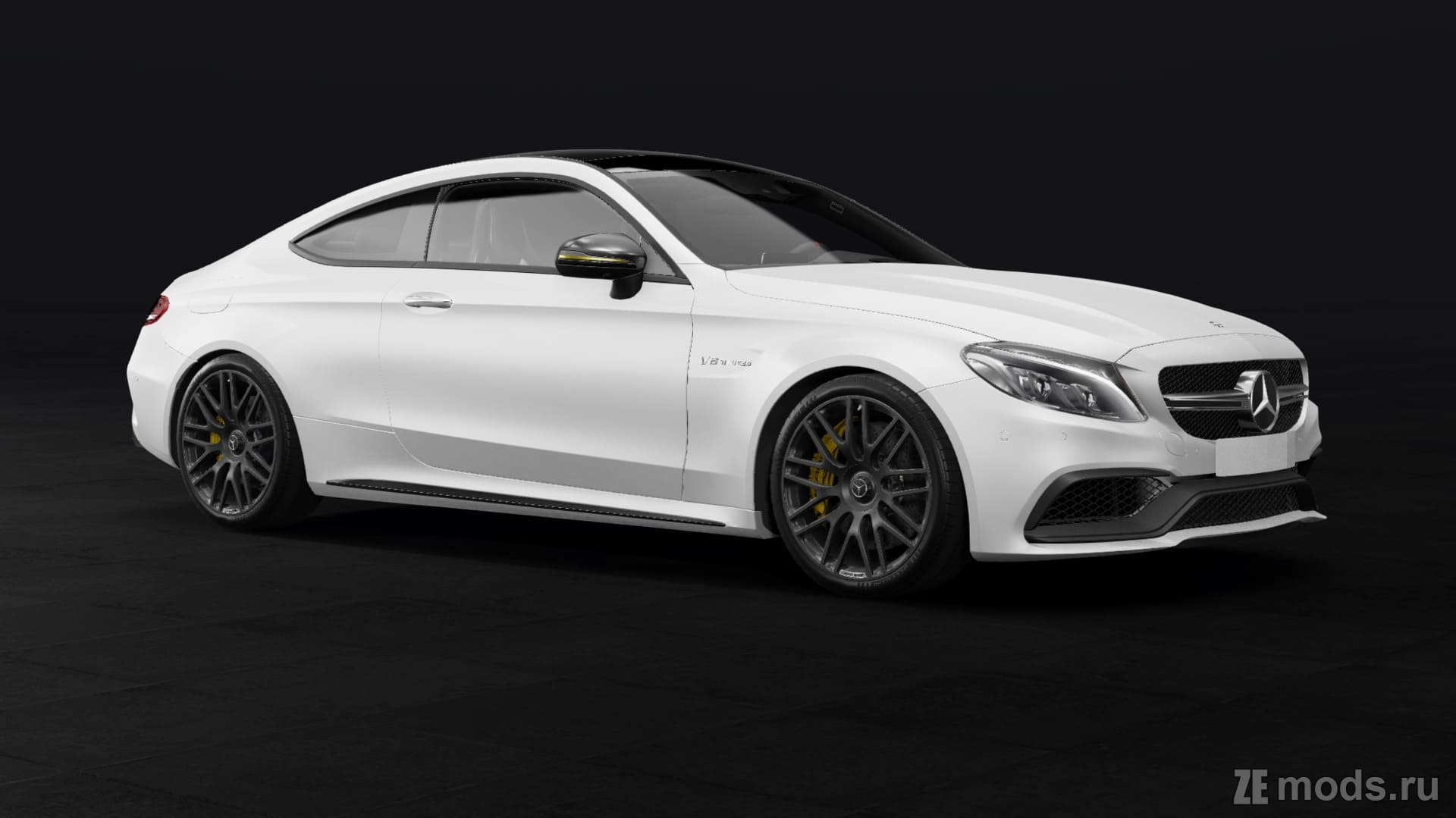 Мод Mercedes C63S AMG (1.0) для BeamNG.drive (0.35.x)