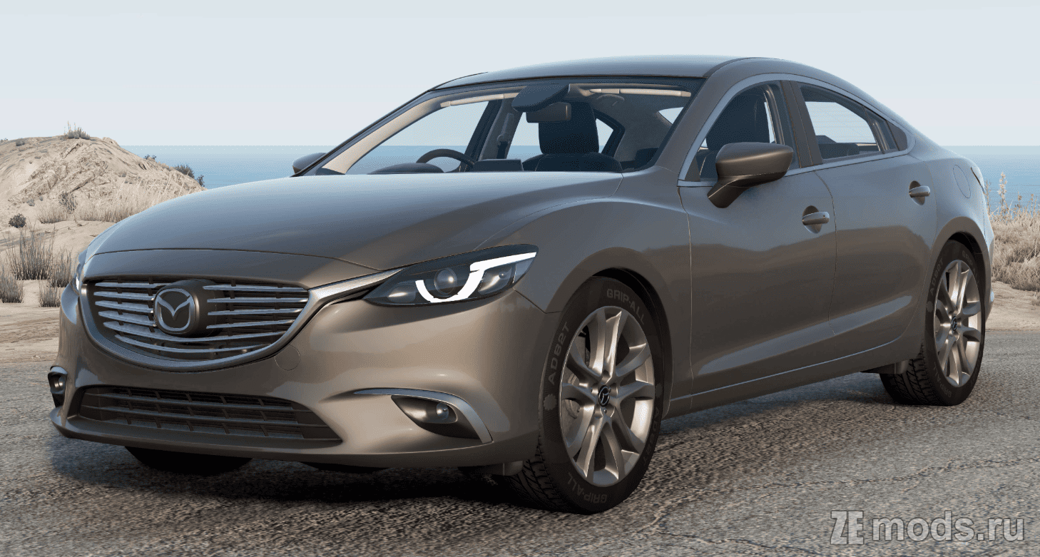 Мод Mazda Atenza Sedan (GJ) 2018 (1.0) для BeamNG.drive (0.35.x)