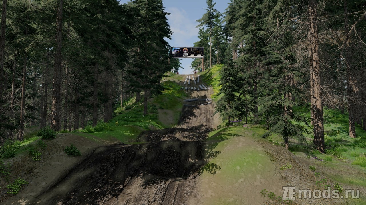Мод Карта &quot;Mudstone Valley Ultra 4&quot; (1.4) для BeamNG.drive (0.35.x)