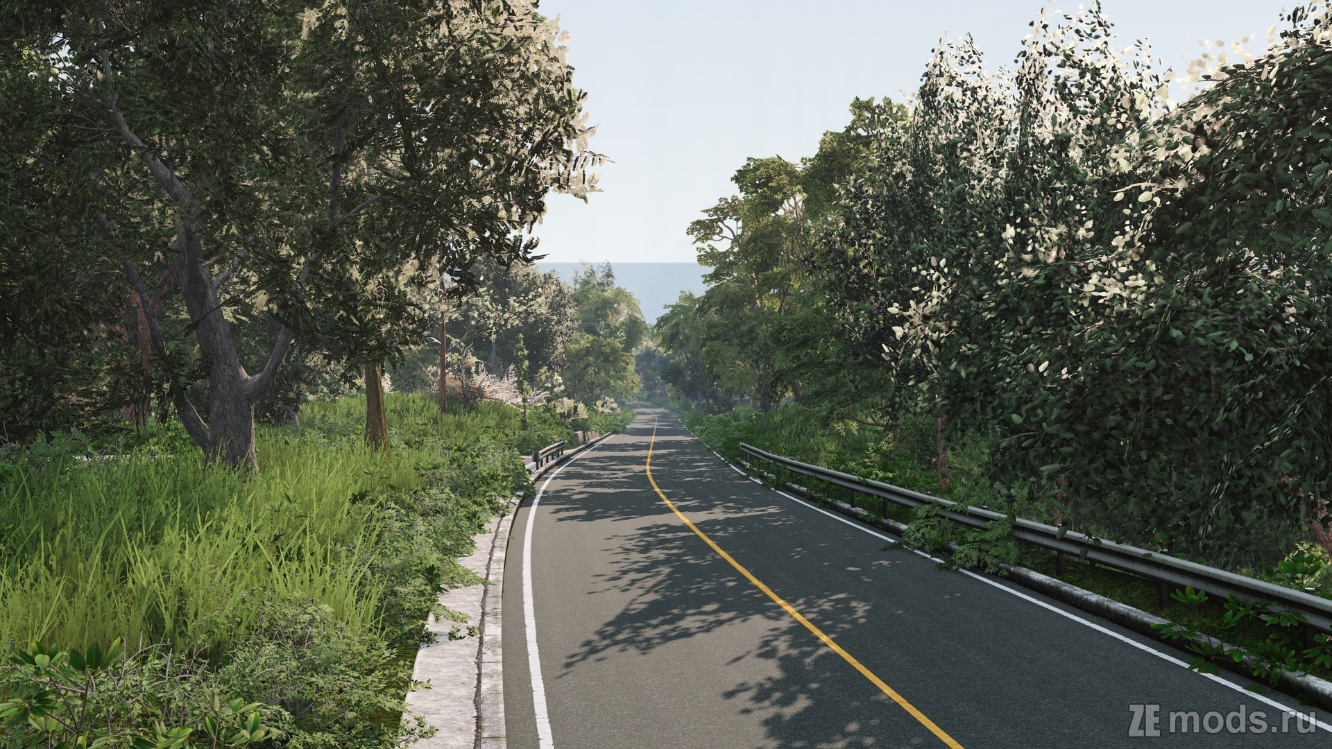Карта "Hakone Turnpike" (2.0) для BeamNG.drive (0.35.x)