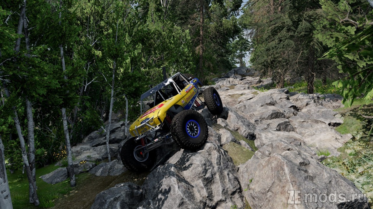 Мод Карта &quot;Mudstone Valley Ultra 4&quot; (1.4) для BeamNG.drive (0.35.x)