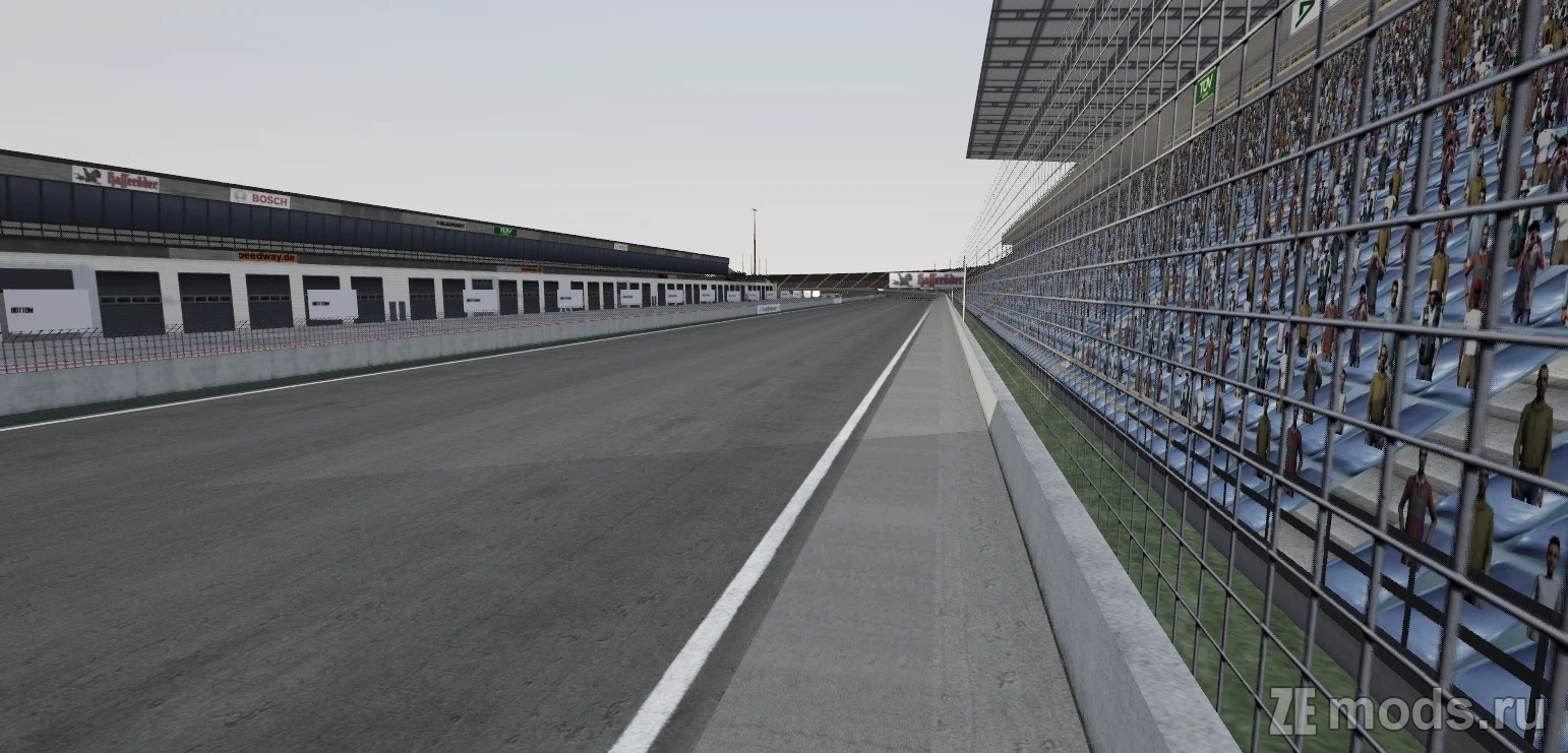 Карта Lausitz Eurospeedway (1.1) для Assetto Corsa