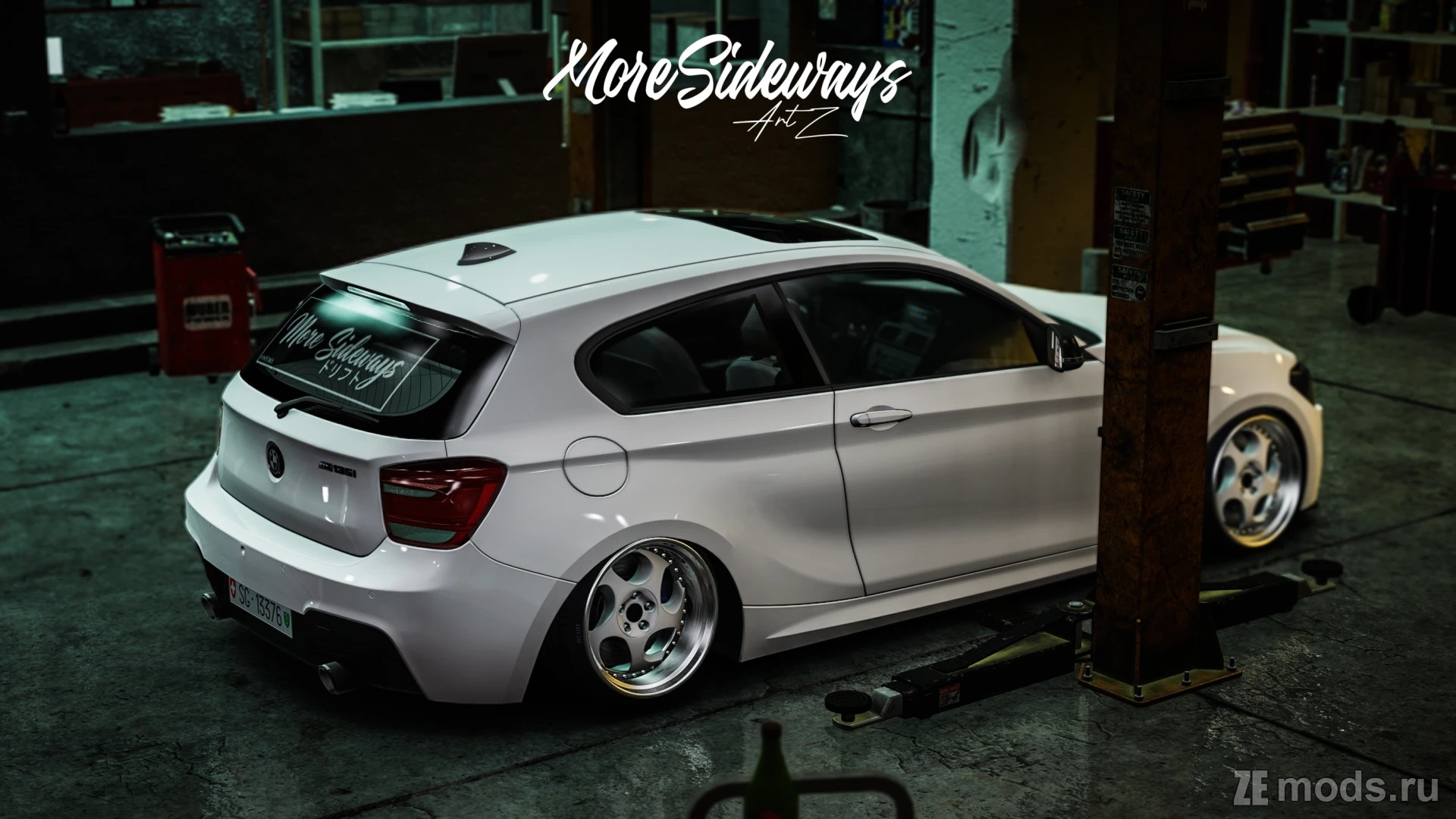 Мод MoreSideways 1 series Drift Car Pack (1.0) для Assetto Corsa