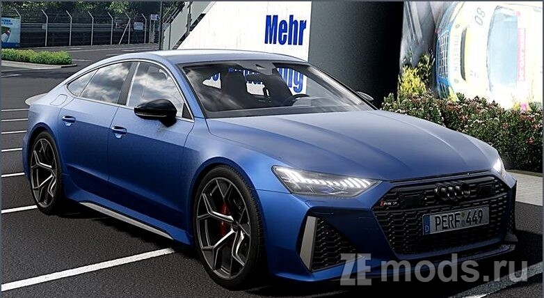Мод Audi C8 RS7 (1.3) для BeamNG.drive (0.35.x)