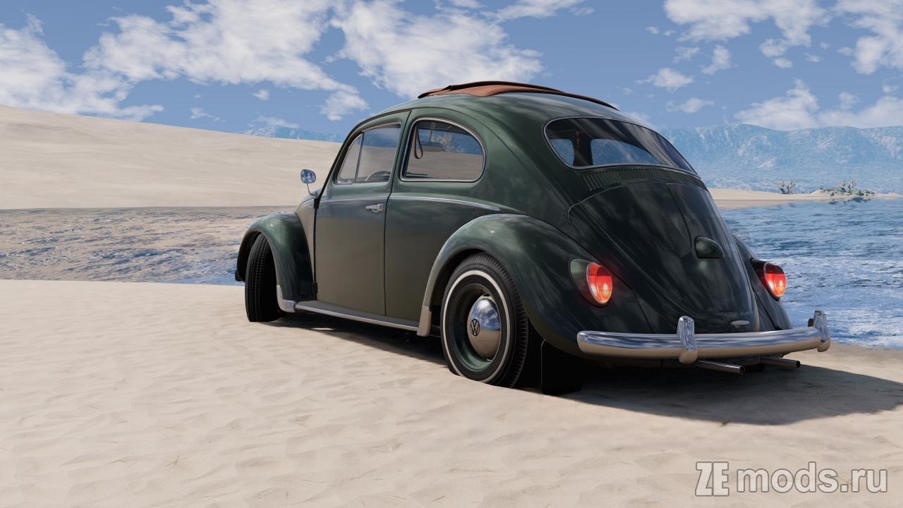 Мод Volkswagen Beetle (1963) (24.0) для BeamNG.drive (0.35.x)