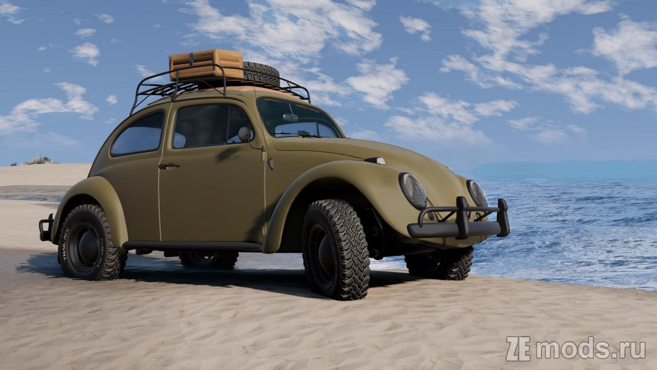 Мод Volkswagen Beetle (1963) (24.0) для BeamNG.drive (0.35.x)