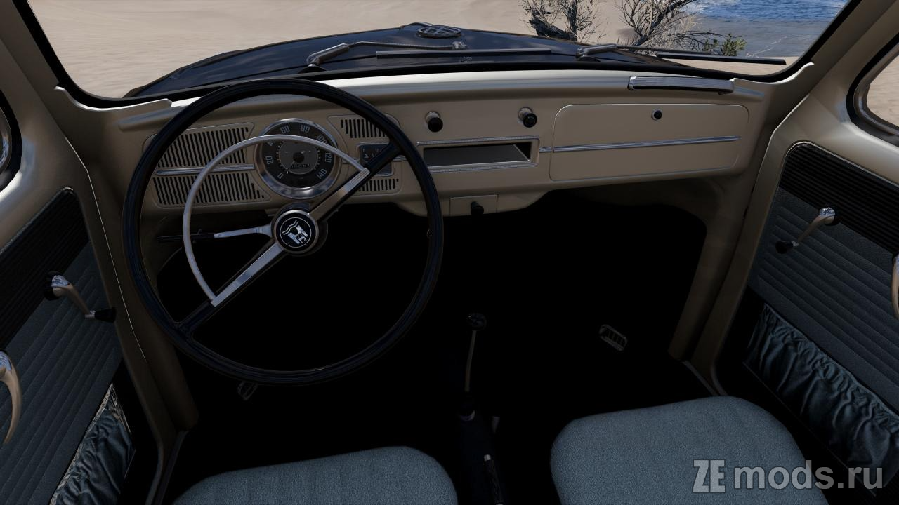 Мод Volkswagen Beetle (1963) (24.0) для BeamNG.drive (0.35.x)