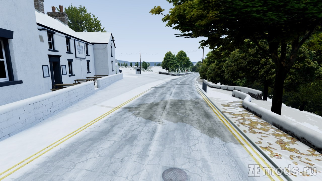 Мод Карта &quot;Frostbound Snow&quot; (1.2) для BeamNG.drive (0.35.x)