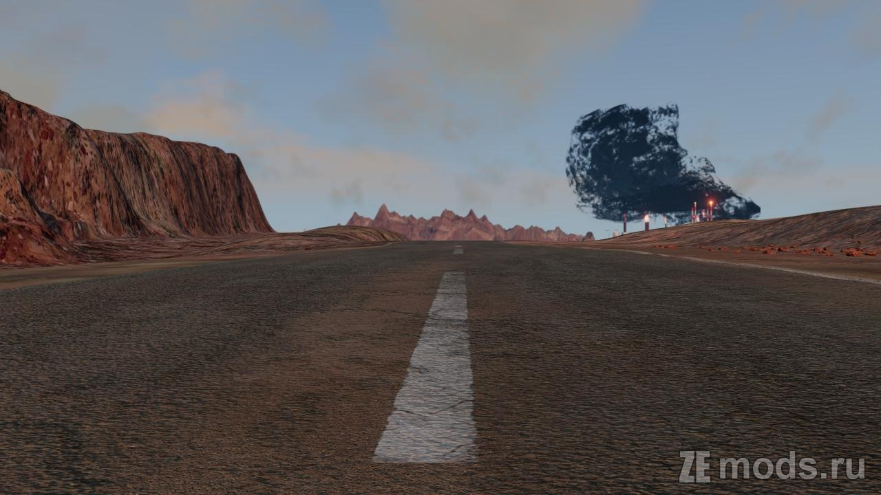 Мод Карта &quot;Fury Utah&quot; (1.1) для BeamNG.drive (0.35.x)
