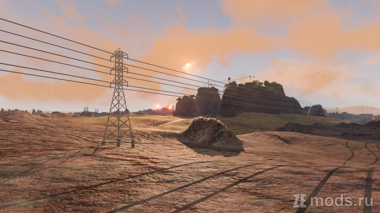 Мод Карта &quot;Fury Utah&quot; (1.1) для BeamNG.drive (0.35.x)