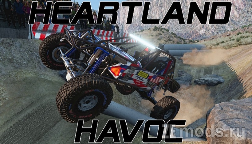 Карта "Heartland Havoc Ultra 4" (1.2) для BeamNG.drive (0.35.x)