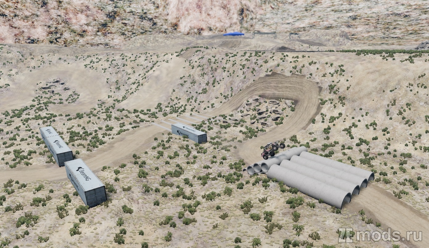 Мод Карта "Heartland Havoc Ultra 4" (1.2) для BeamNG.drive (0.35.x)