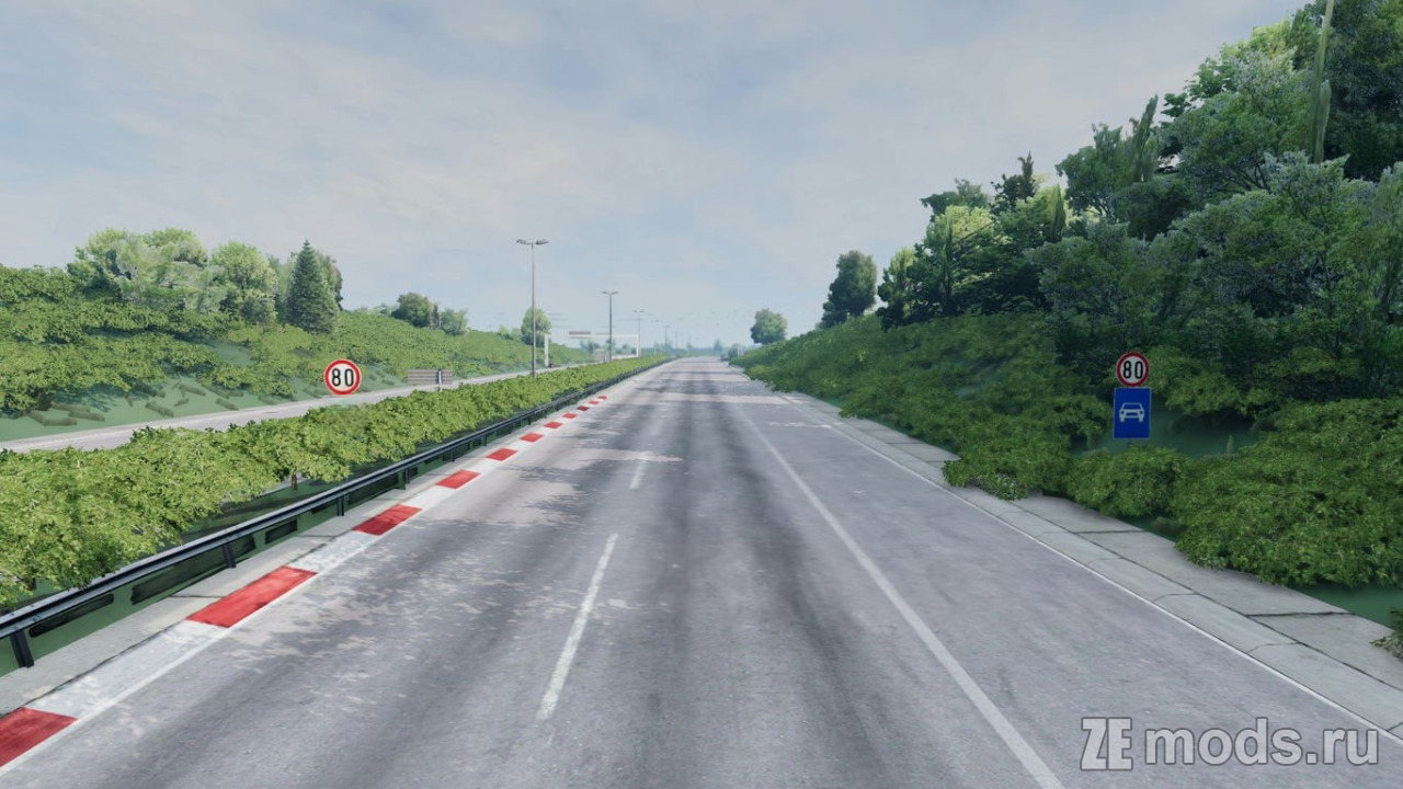 Мод Карта &quot;Miseluk Serbia&quot; (1.2) для BeamNG.drive (0.35.x)
