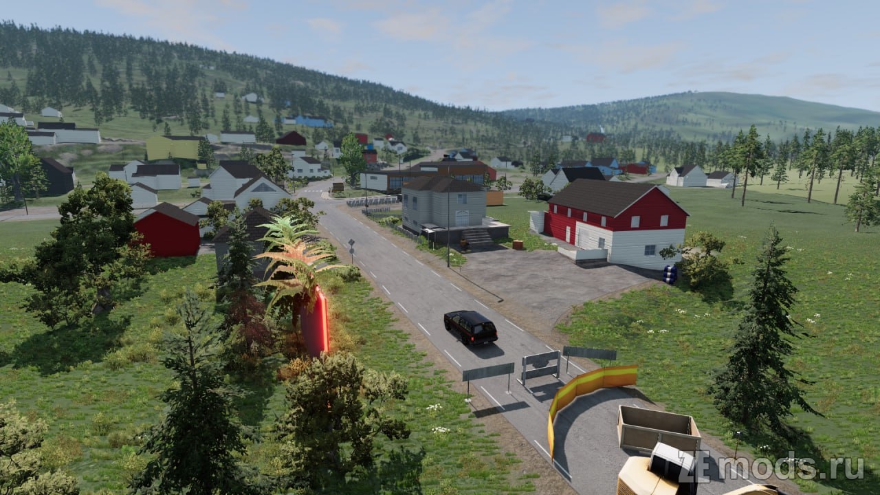 Мод Карта &quot;Norwegian Road 152&quot; (0.1.1) для BeamNG.drive (0.35.x)  