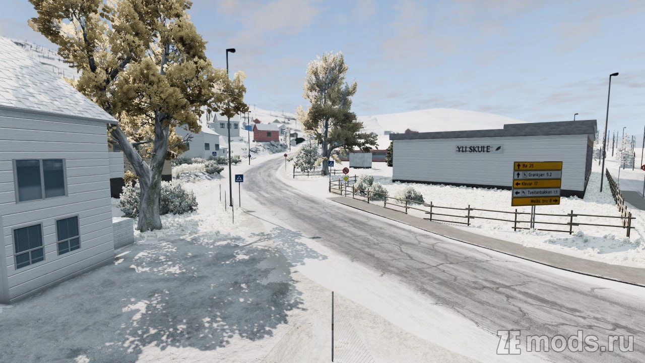 Мод Карта &quot;Norwegian Road 152&quot; (0.1.1) для BeamNG.drive (0.35.x)  