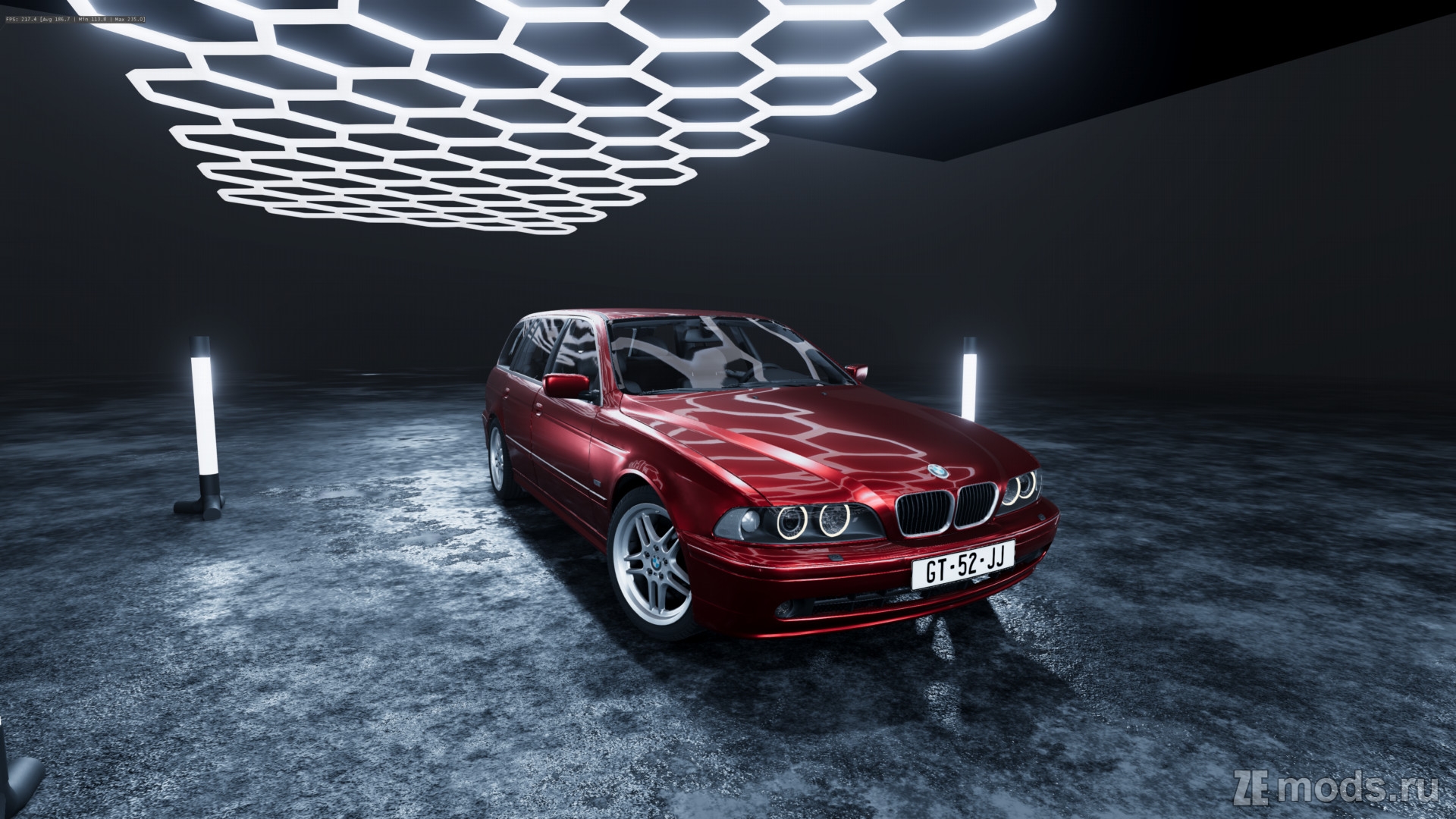 Мод BMW 5 E39 (1.0) для BeamNG.drive (0.35.x)