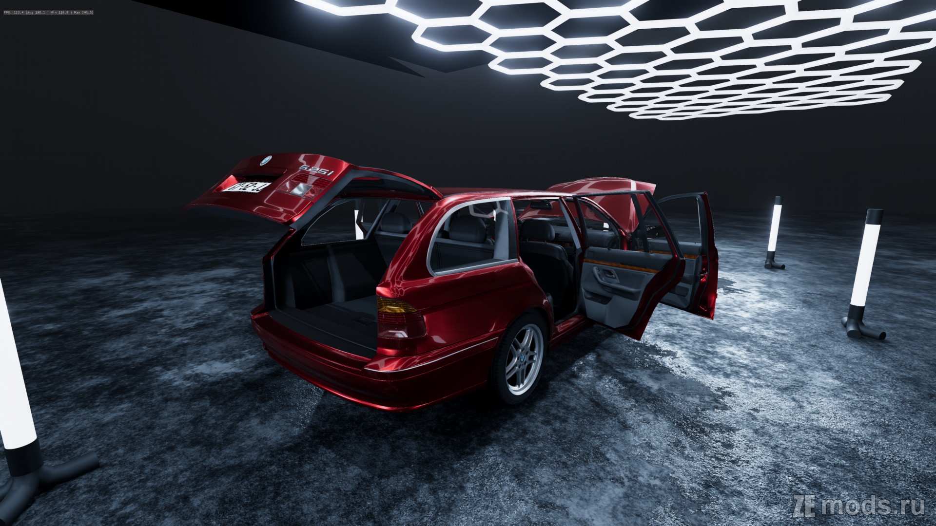 Мод BMW 5 E39 (1.0) для BeamNG.drive (0.35.x)