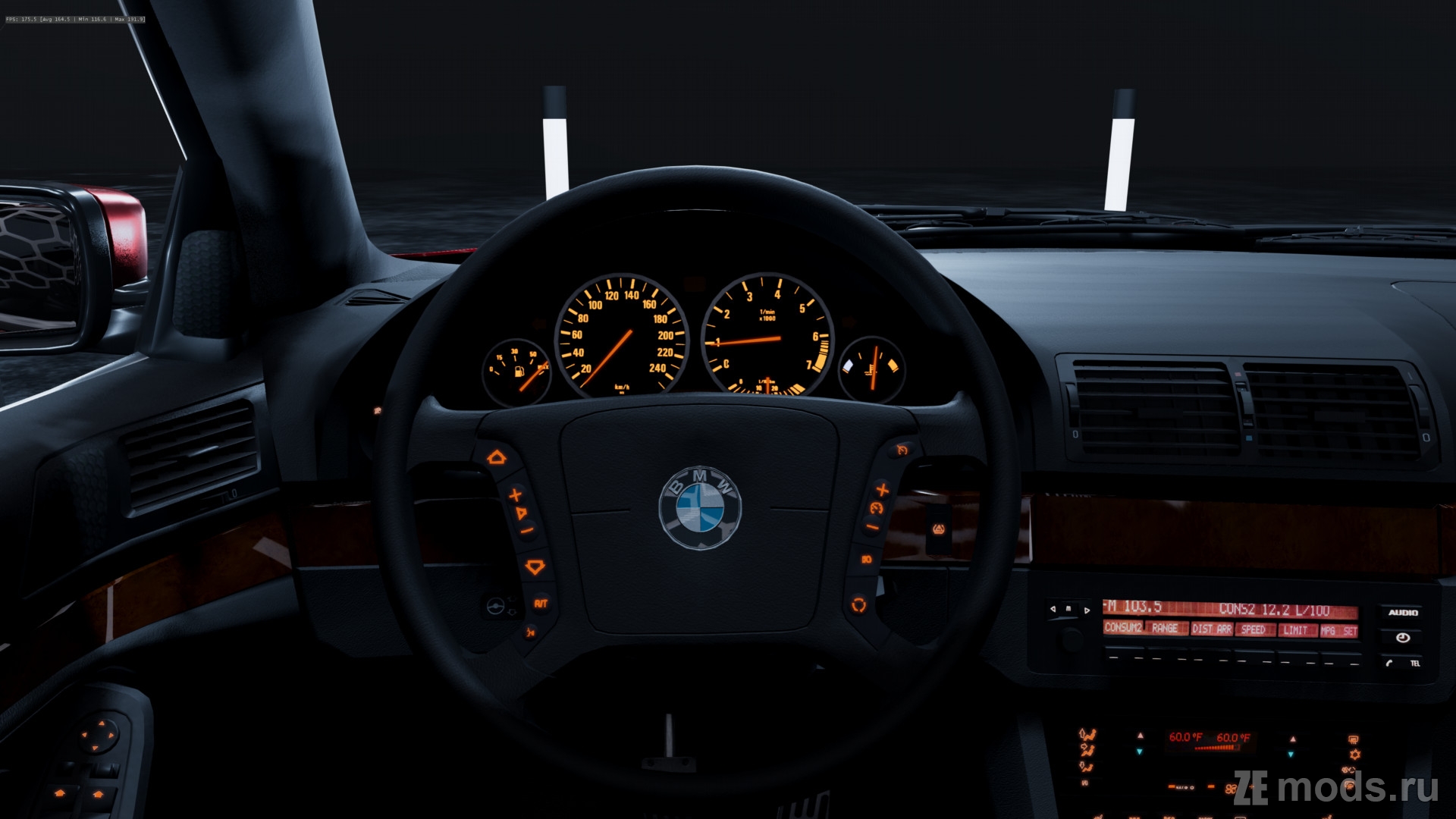 Мод BMW 5 E39 (1.0) для BeamNG.drive (0.35.x)