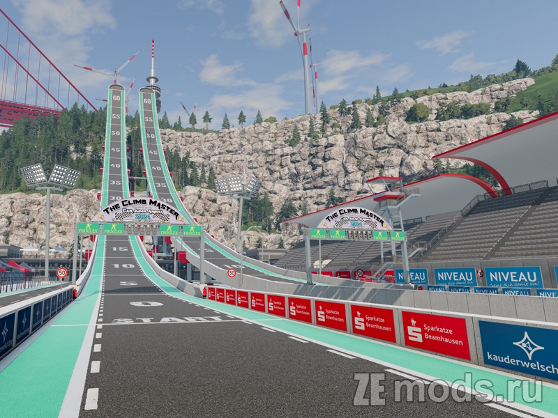 Мод Карта "Car Jump Arena (2025)" (1.0) для BeamNG.drive (0.35.x)