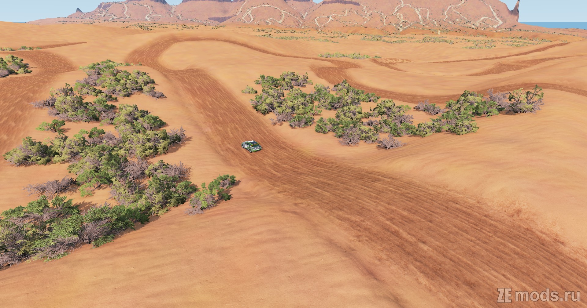 Мод Карта &quot;Coral Pink Sand Dunes&quot; (1.3.1) для BeamNG.drive (0.35.x)   