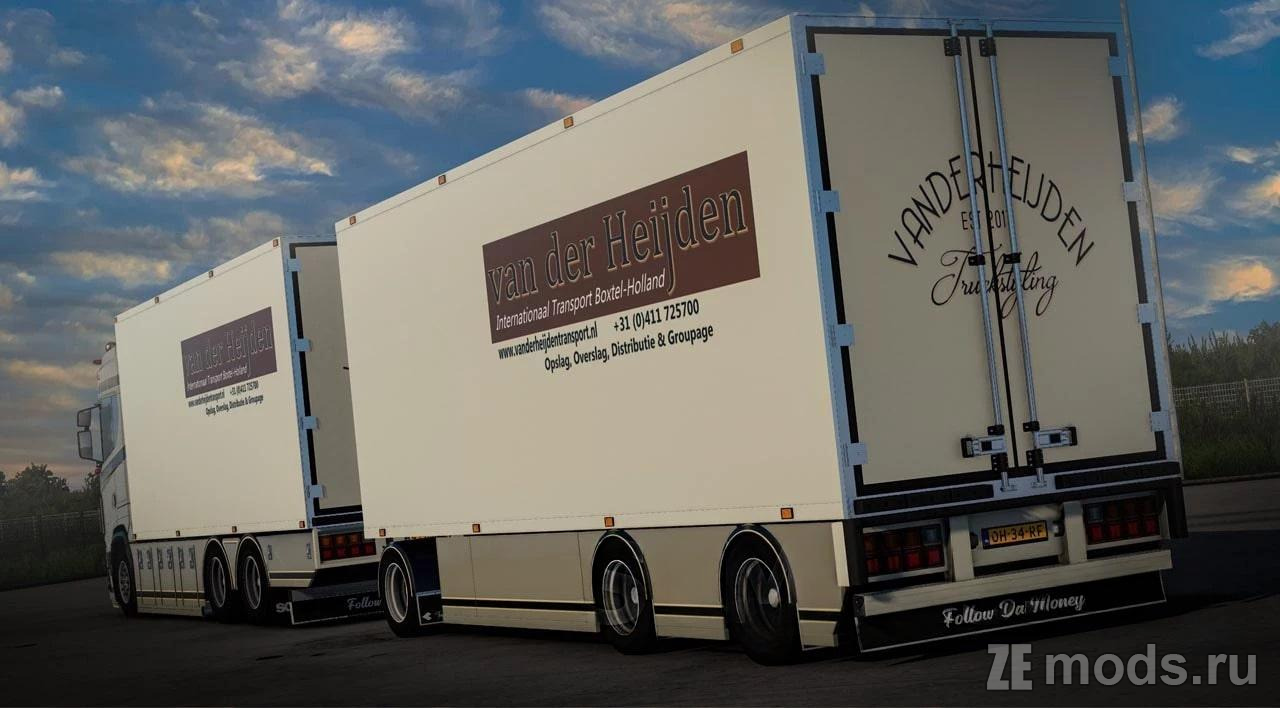 Мод Scania S580 V8 Thermo Line Tandem (1.1) для Euro Truck Simulator 2 (1.54)
