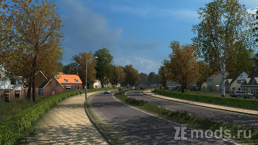 Early Autumn Weather Mod (8.4) для Euro Truck Simulator 2 (1.54)