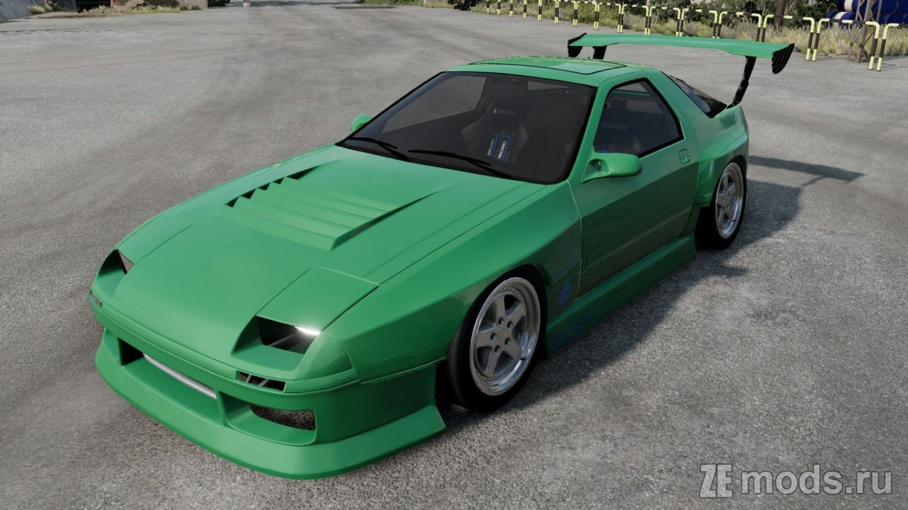 Скачать мод Mazda RX-7 (FC) (1.0) для BeamNG.drive (0.35.x)