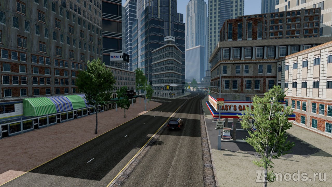 Мод Карта &quot;MBWR City&quot; (1.0) для BeamNG.drive (0.35.x)