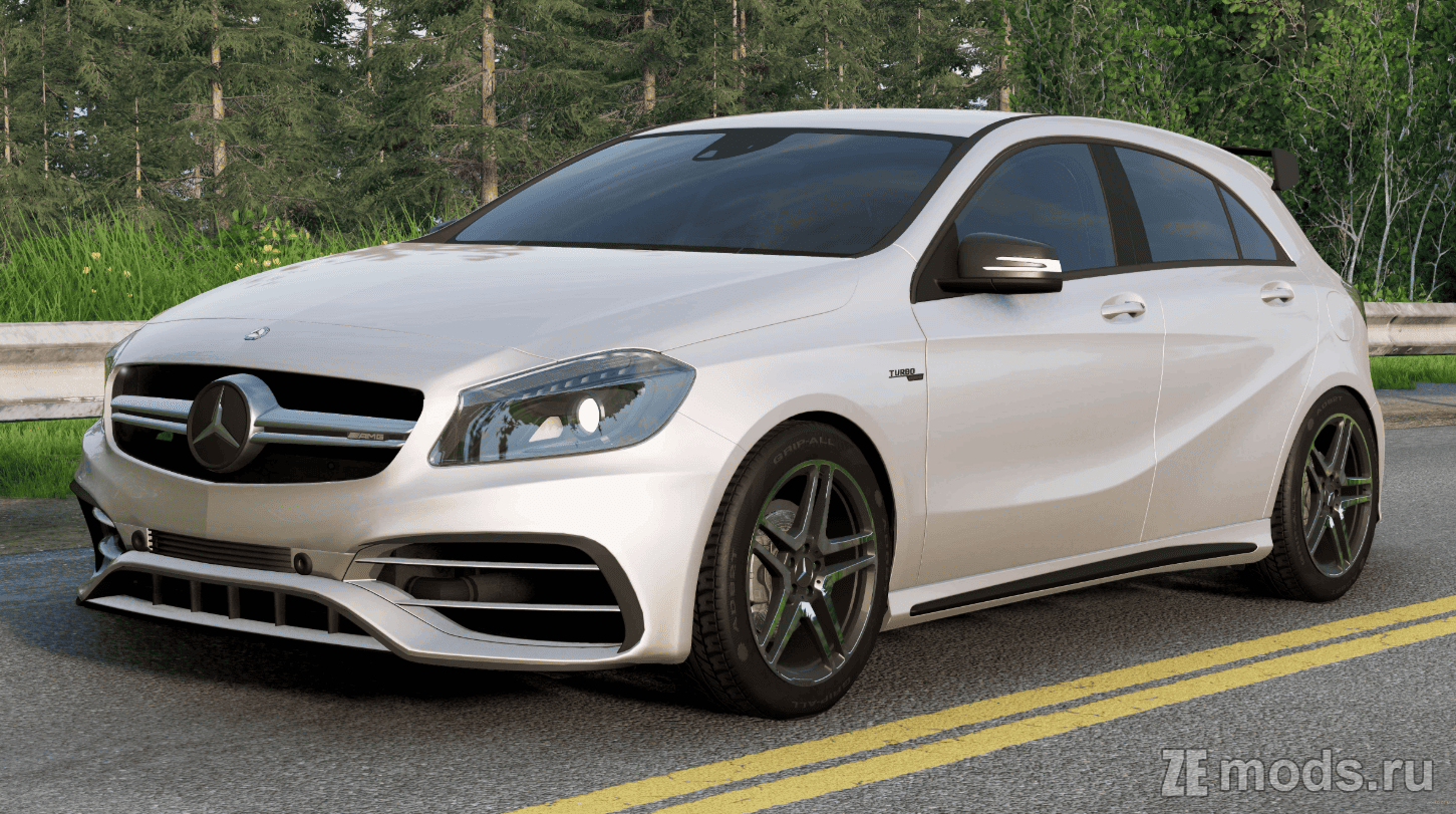 Mercedes-Benz A45 AMG (1.0) для BeamNG.drive (0.35.x)