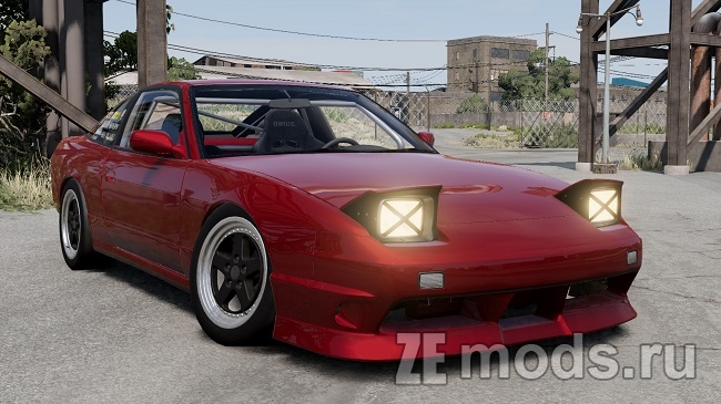 Nissan 180SX JDM (1.5) для BeamNG.drive (0.35.x)