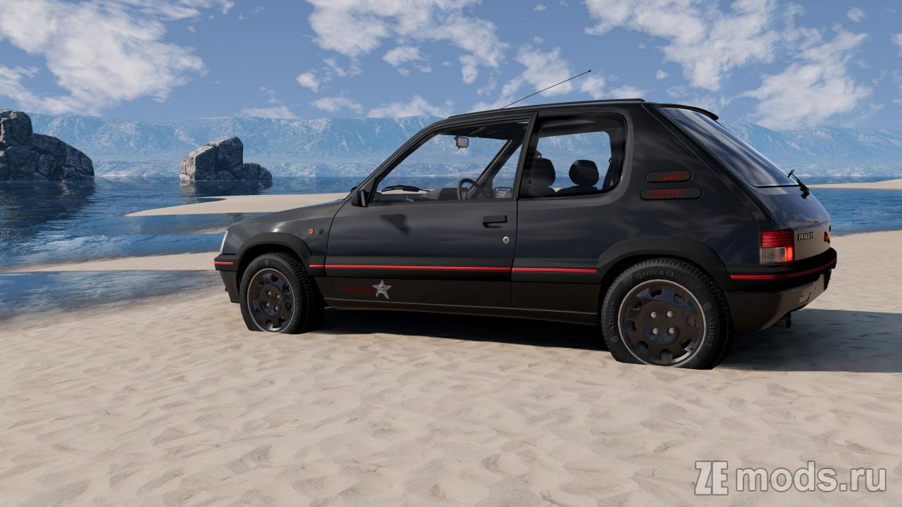 Мод Peugeot 205 (1988-1998) (4.1) для BeamNG.drive (0.35.x)