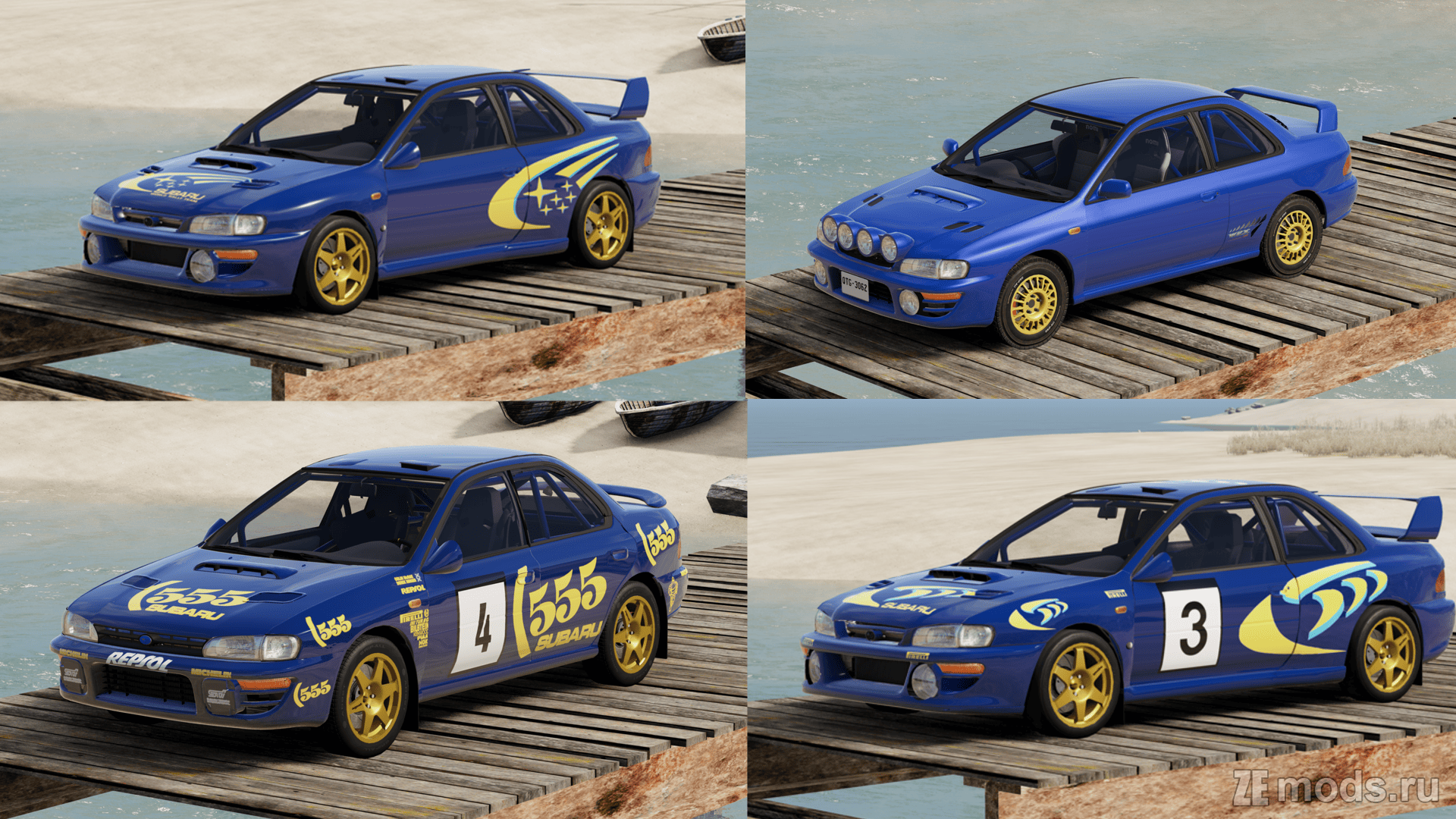 Мод Subaru Impreza (GC/GM/GF) (1992-2001) (1.96) для BeamNG.drive (0.35.x)