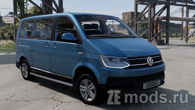 Volkswagen Transporter T6 (6.66) для BeamNG.drive (0.35.x)