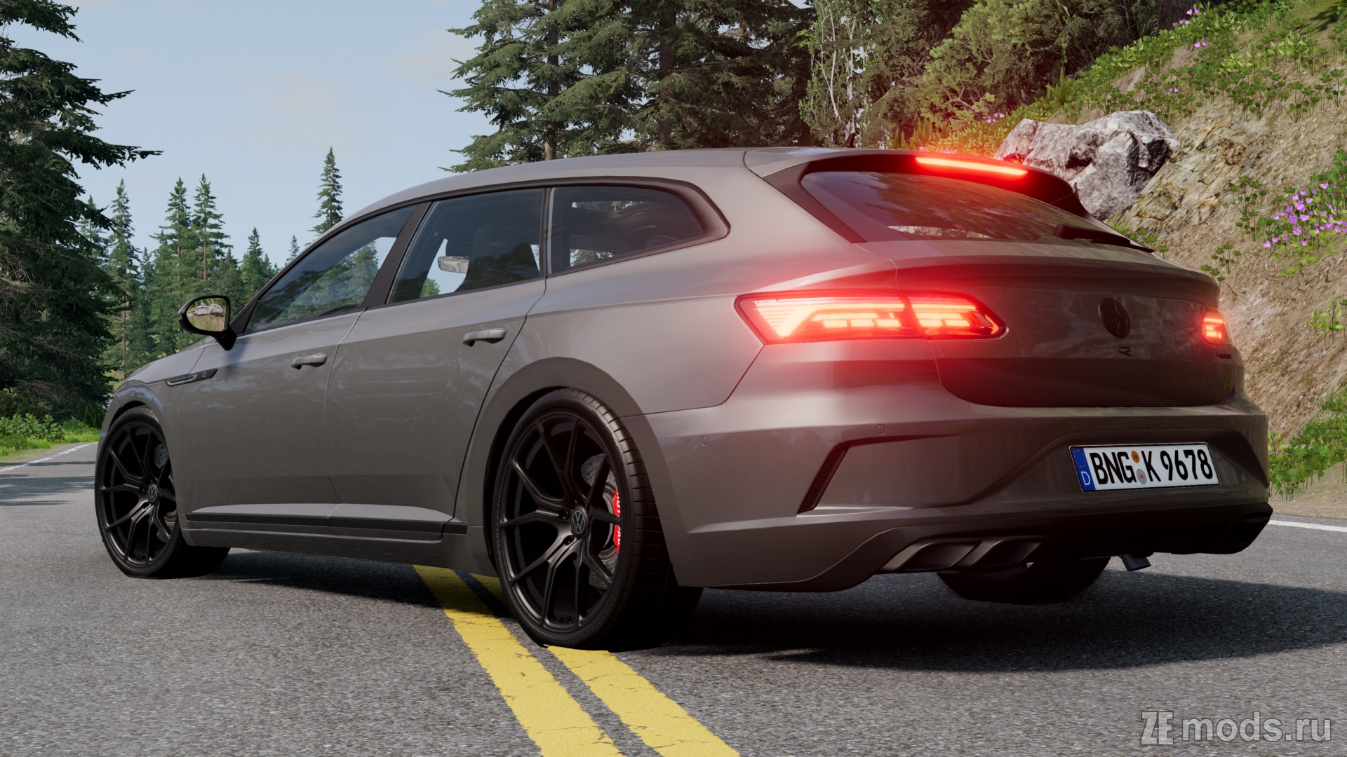 Мод Volkswagen Arteon (2024) (1.0) для BeamNG.drive (0.35.x)