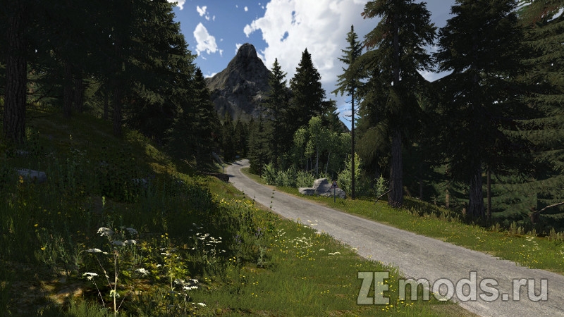 Карта "Altitude" (1.5) для BeamNG.drive (0.35.x)
