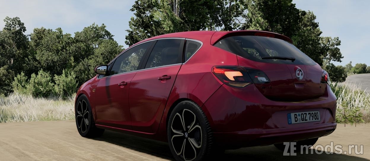 Мод Vauxhall Astra J (1.0) для BeamNG.drive (0.35.x)
