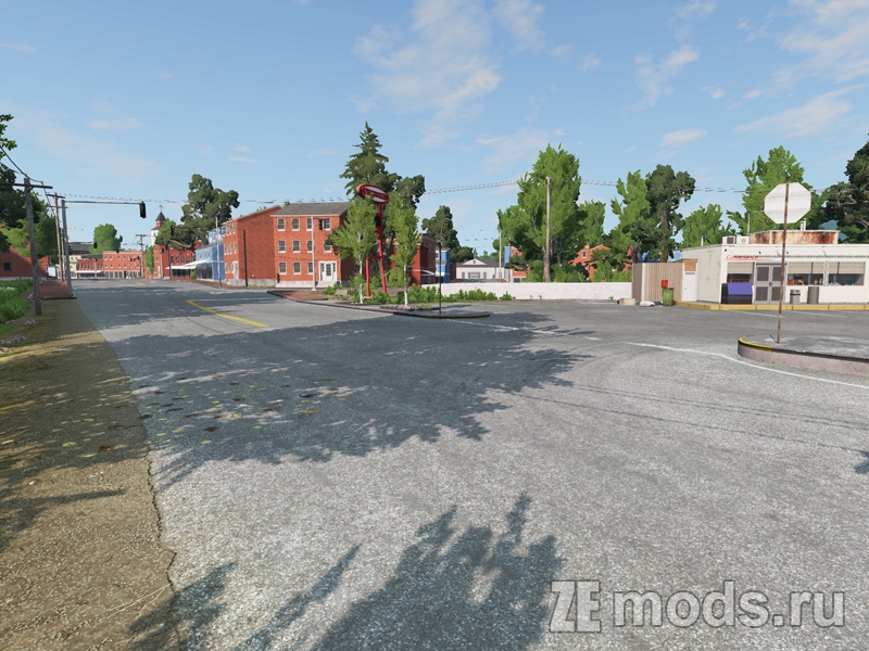 Карта "East Coast Beam Life Rework" (1.0) для BeamNG.drive (0.35.x)