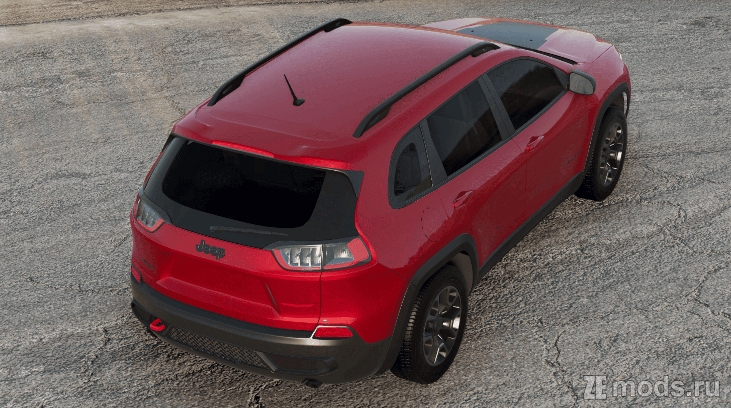Мод Jeep Cherokee Trailhawk (1.0) для BeamNG.drive (0.35.x)