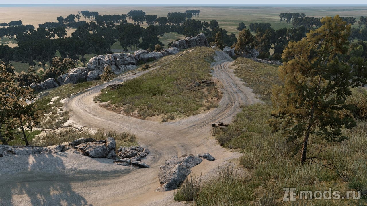 Мод Карта "Gambler Hills" (1.21) для BeamNG.drive (0.35.x)