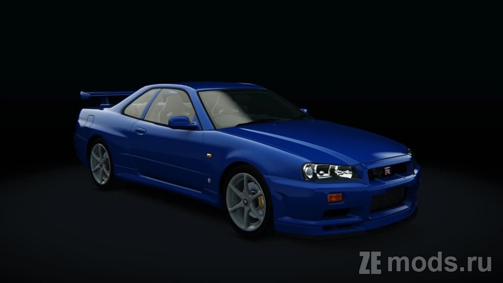 Скачать мод Nissan Skyline GT-R R34 V-SPEC Performance (2.1) для ...