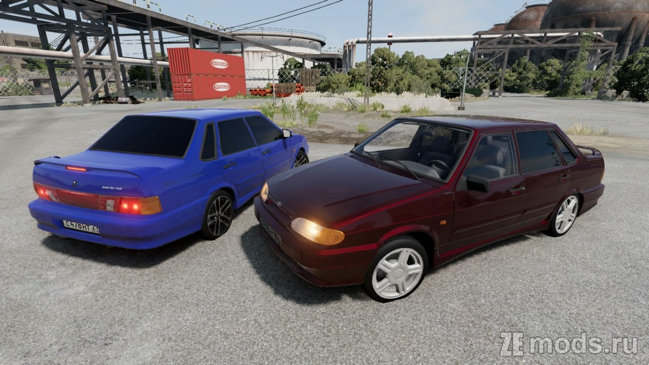 Мод Lada 2115 (1.0) для BeamNG.drive (0.35.x)